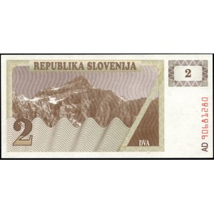 Slovenia. 2 Tolar 1990