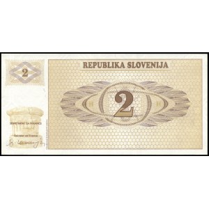 Slovenia. 2 Tolar 1990