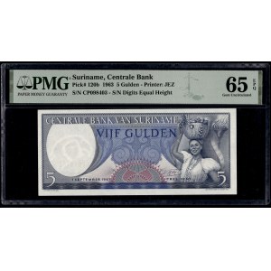 Suriname. 5 Gulden 1963