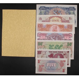 Great Britain. Set of British Armed Forces Currency 1960s