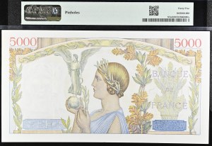 Francie. 5000 franků 1939