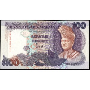 Malaysia. 100 Ringgit 1989