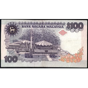 Malaysia. 100 Ringgit 1989