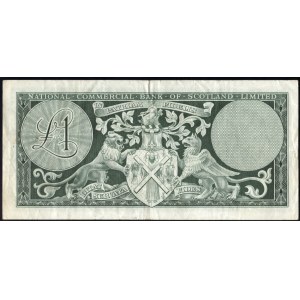 Scotland. Commercial Bank 1 Pound 1962