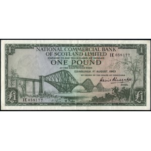 Scotland. Commercial Bank 1 Pound 1963