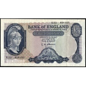 Great Britain. 5 Pounds 1961