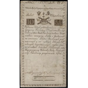 Poland. 1794 10 Zlotych Prefix A