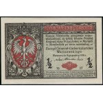 Poland. 1916 1/2 Marki Prefix B General