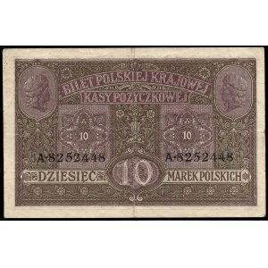 Poland. 1916 10 Marek Prefix A82
