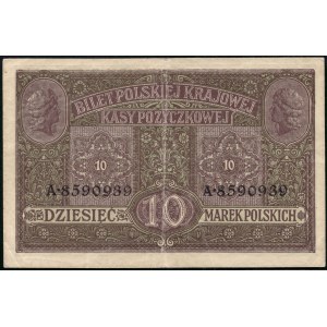 Poland. 1916 10 Marek Prefix A85