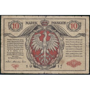 Poland. 1916 10 Marek Prefix A86