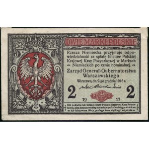 Poland. 1916 2 Marki Prefix B General