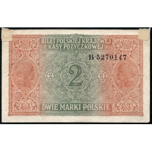 Poland. 1916 2 Marki Prefix B General