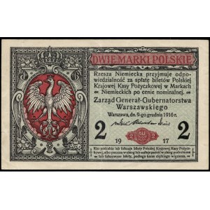 Poland. 1916 2 Marki Prefix B General
