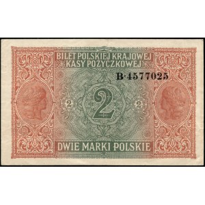 Poland. 1916 2 Marki Prefix B General