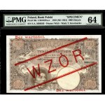 Poland. 1919 (1924) 1000 Zlotych WZOR Specimen