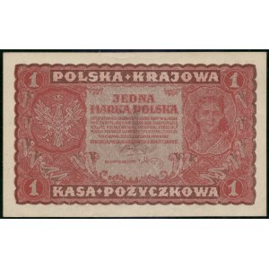 Poland. 1919 1 Marka Prefix 1 Serja GM