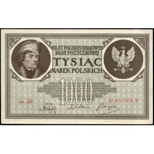 Poland. 1919 1000 Marek Prefix ZP