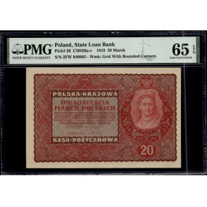 Poland. 1919 20 Marek Prefix II Serja FW