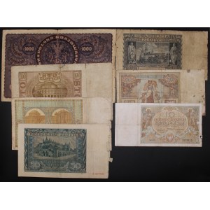 Poland. 1919-1941 Lot of 7 Banknotes Set