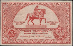 Poland. 1924 50 Groszy