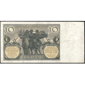 Pologne. 1929 10 Zlotych Préfixe GJ