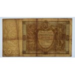 Poland. 1929 20 Zlotych Prefix DI