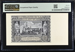 Poland. 1940 20 Zlotych Prefix L