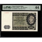Poland. 1940 500 Zlotych Prefix A