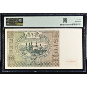 Poland. 1941 100 Zlotych Prefix A