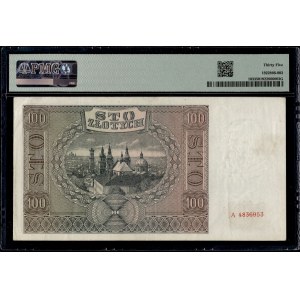 Poland. 1941 100 Zlotych Prefix A