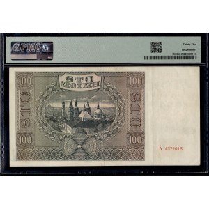 Pologne. 1941 100 Zlotych Préfixe A