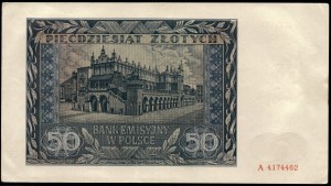 Polsko. 1941 50 zlotých Předpona A