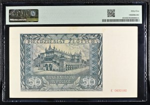 Polsko. 1941 50 zlotých Předpona E