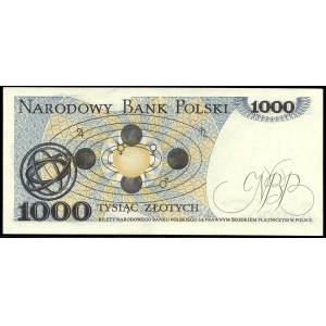 Pologne. 1982 1000 Zlotych Préfixe FN