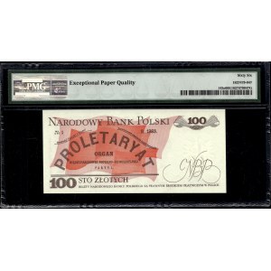 Pologne. 1988 100 Zlotych Préfixe TN