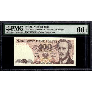 Pologne. 1988 100 Zlotych Préfixe TR