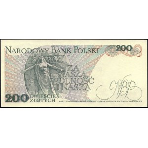 Pologne. 1988 200 Zlotych Préfixe EM