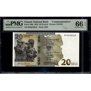 Poland. 2022 20 Zlotych Commemorative