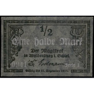 Poland. Wałbrzych 1/2 Marka 1918