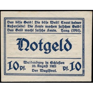 Poland. Wałbrzych 10 Fenigow 1921