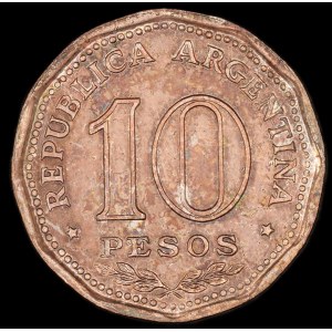 Argentina. 10 Pesos 1816-1966
