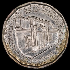 Argentina. 10 Pesos 1816-1966