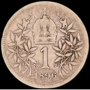 Austria. 1 Korona 1896