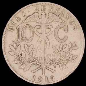 Bolivia. 10 Centavos 1919