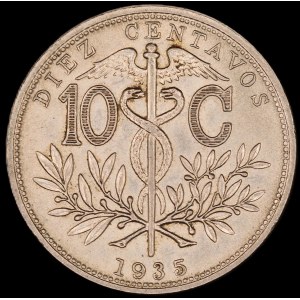 Bolivia. 10 Centavos 1935