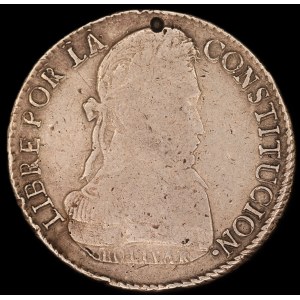 Bolivia. 8 Soles 1840 PTS Potosi