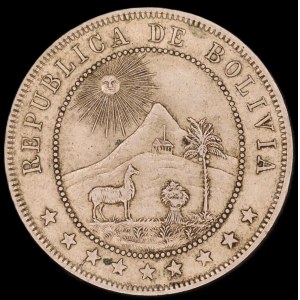 Bolivia. 10 Centavos 1907