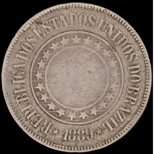 Brazil. 200 Reis 1889