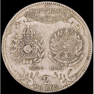 Brazil. 2 Mil Reis 1922